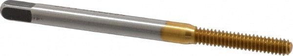 Kennametal 4130032 Thread Forming Tap: #4-40, UNC, Bottoming, Vanadium High Speed Steel, TiN Finish Image