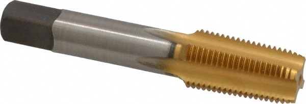 Kennametal 1545233 Standard Pipe Tap: 1/8-27, NPT, 4 Flutes, High Speed Steel, TiN Finish Image