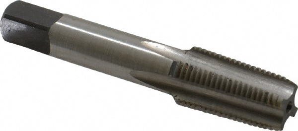 Kennametal 1542941 Standard Pipe Tap: 1/8-27, NPTF, 4 Flutes, High Speed Steel, Bright/Uncoated Image