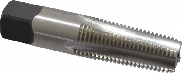 Kennametal 4131810 Standard Pipe Tap: 1/4-18, NPTF, 4 Flutes, High Speed Steel, Bright/Uncoated Image