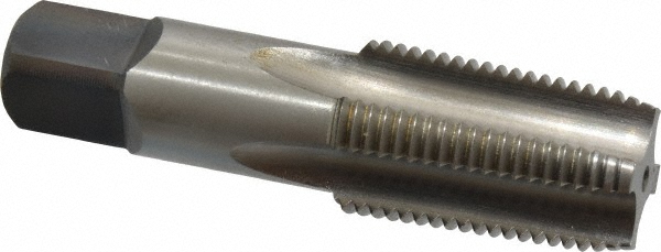 Kennametal 4131809 Standard Pipe Tap: 1/2-14, NPTF, 4 Flutes, High Speed Steel, Bright/Uncoated Image