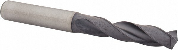 Screw Machine Length Drill Bit: 0.3543" Dia, 140 °, Solid Carbide