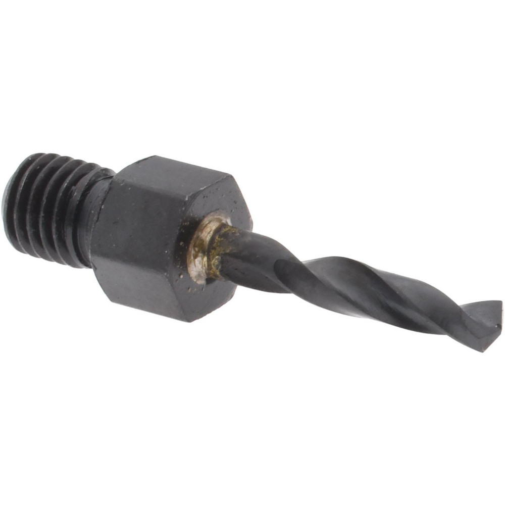 Threaded Shank Drill Bit: 1/8" Dia, 135 ° Point, 1/4-28 Shank, High Speed Steel