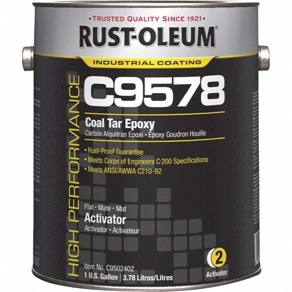 Copper Rust Activator Rust-Oleum - High Performance ROCEpoxy C9578 Coal Tar Epoxy Activator ...