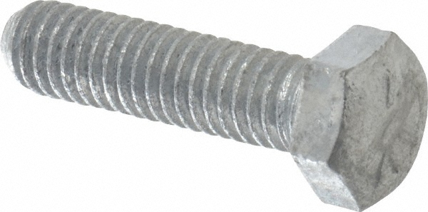 Value Collection IHCS0310125CG Hex Head Cap Screw: 5/16-18 x 1-1/4", Grade 5 Steel, Hot Dipped Galvanized Finish Image