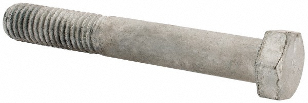 Value Collection IHCS0500350CG Hex Head Cap Screw: 1/2-13 x 3-1/2", Grade 5 Steel, Hot Dipped Galvanized Finish Image