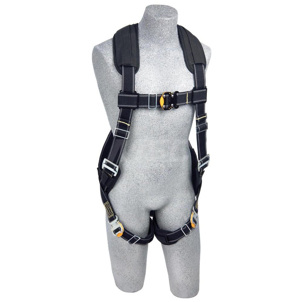 Fall Protection Harnesses: 420 Lb, Arc Flash Style, Size Large, For General Industry, Nomex & Kevlar, Back