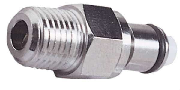 CPC Colder Products LCD24006 3/8 NPT Brass, Quick Disconnect, Valved Coupling Insert 