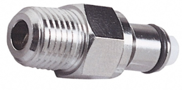 CPC Colder Products LCD24006 3/8 NPT Brass, Quick Disconnect, Valved Coupling Insert Image