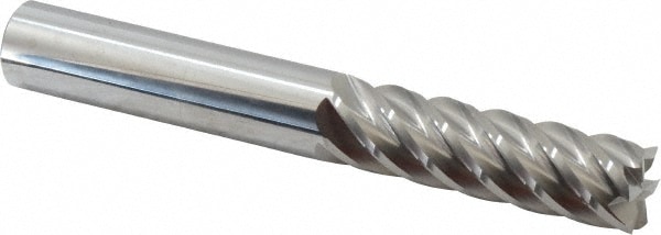 Accupro 12183884 Square End Mill: 5/8 Dia, 2-1/8 LOC, 5/8 Shank Dia, 4-5/8 OAL, 6 Flutes, Solid Carbide Image