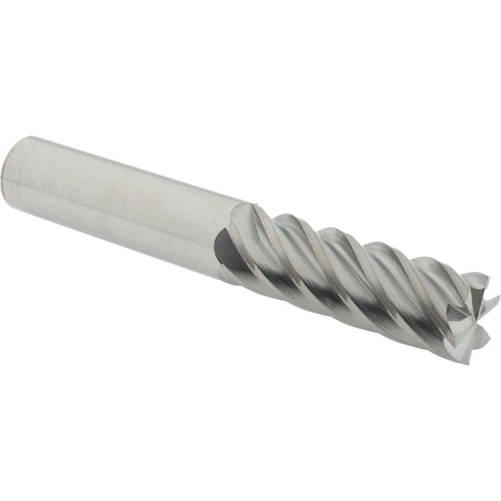 Accupro 12183887 Square End Mill: 3/4 Dia, 2-1/4 LOC, 3/4 Shank Dia, 5 OAL, 6 Flutes, Solid Carbide Image