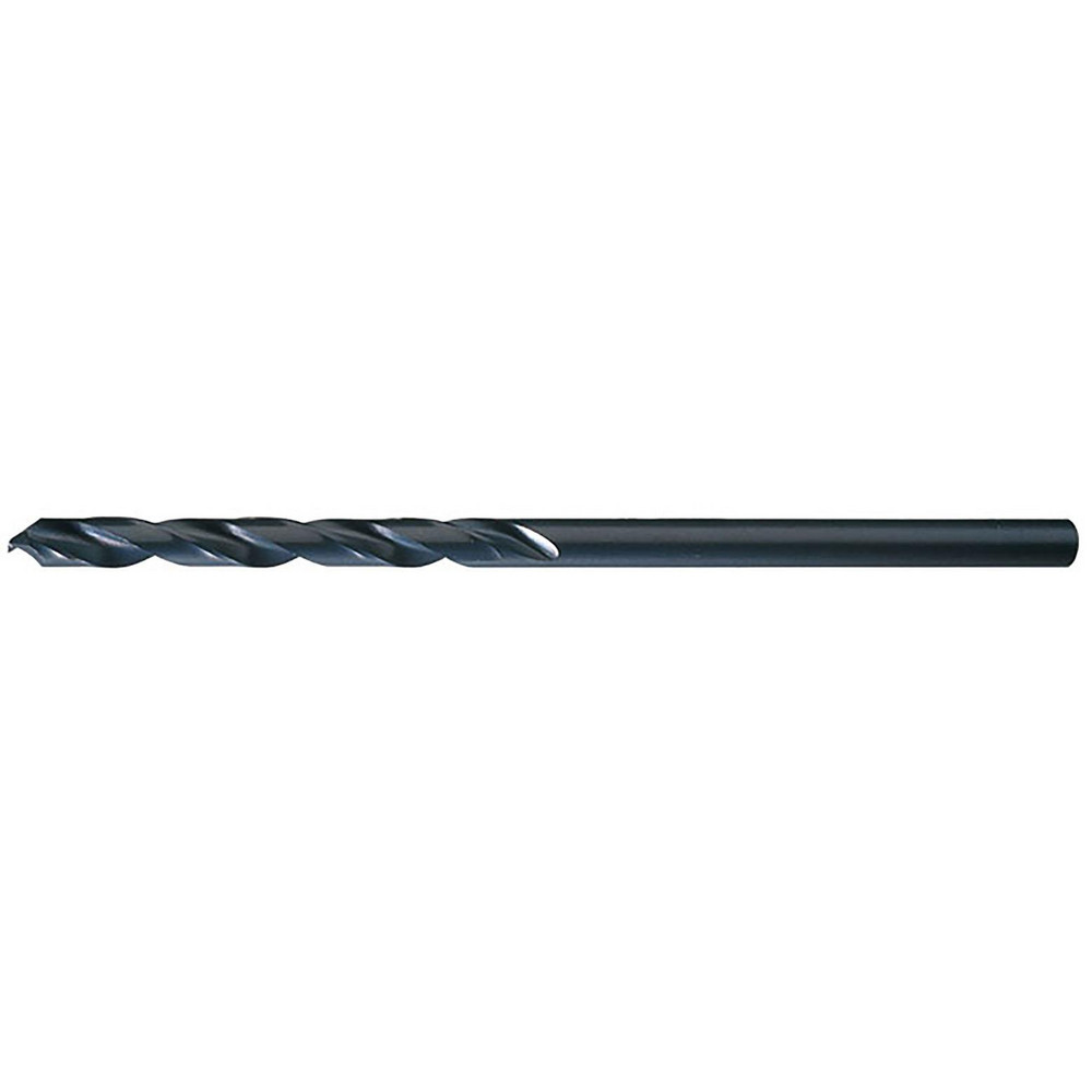Aircraft Extension Drill Bit: 5/16" Dia, 135 &deg; Point, High Speed Steel - Oxide Finish, 3-3/16" Flute Length, Spiral Flute, Series 906