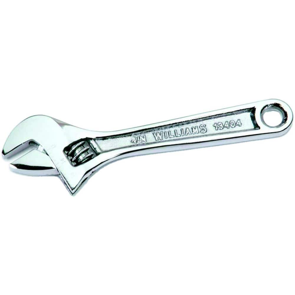 Adjustable Wrenches; Overall Length (Inch): 4 ; Finish: Chrome ; Measuring Scale: Yes