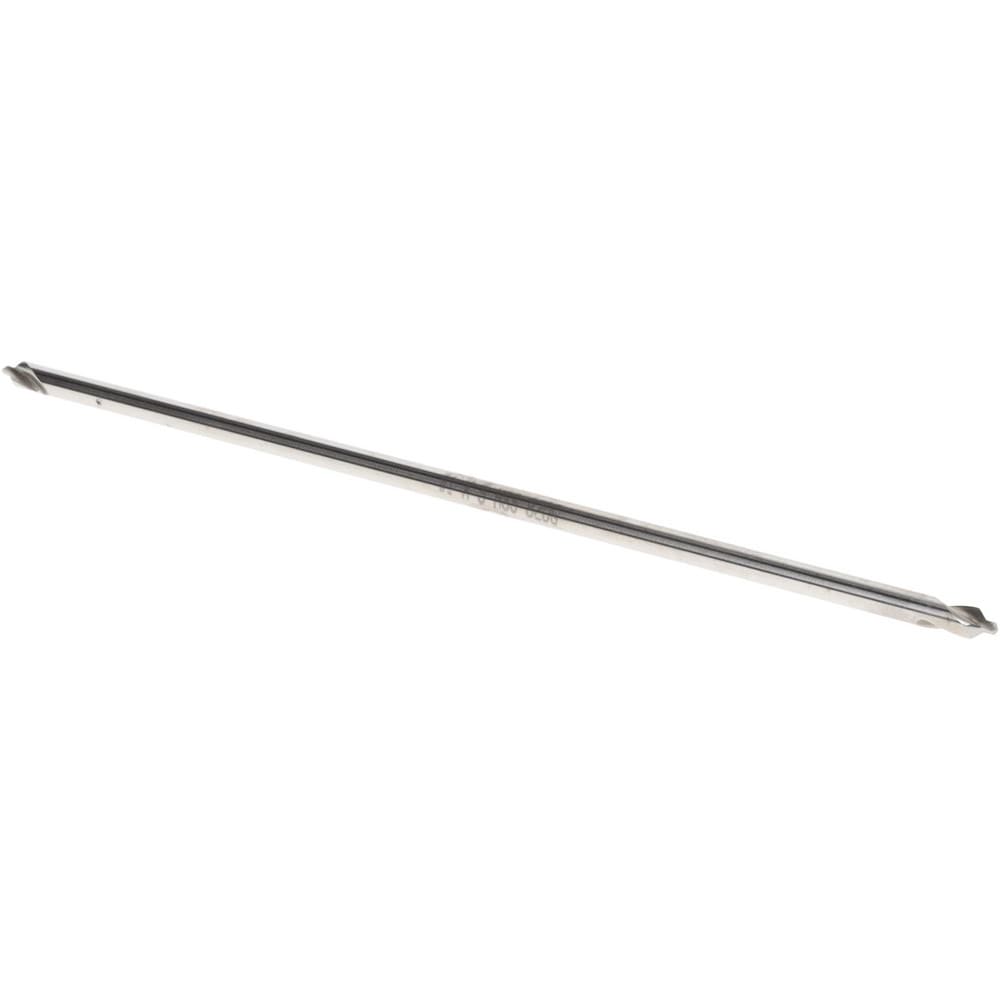 Combo Drill & Countersink: #1, 1/8" Body Dia, 1180, High Speed Steel