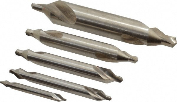 5 Pc #1 to #5 Cobalt Combo Drill & Countersink Set