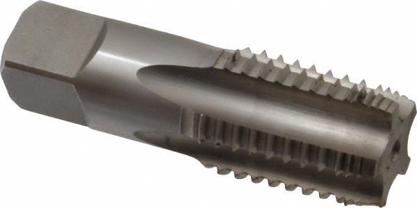 3/4-14 NPTF, 5 Flutes, Bright Finish, High Speed Steel, Interrupted Thread Pipe Tap
