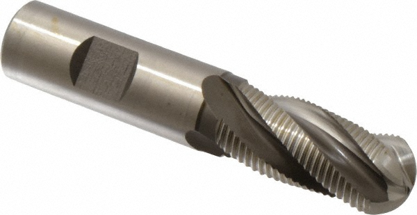 Hertel 88245436 Ball End Mill: 0.75" Dia, 1.625" LOC, 4 Flute, Cobalt Image