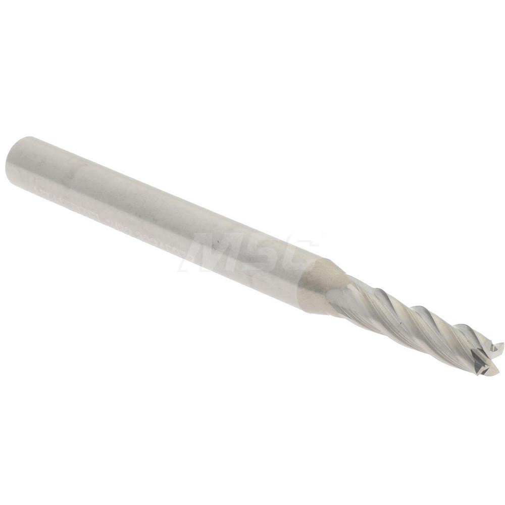 QWORK High Speed Steel HSS 4 Flute Straight Shank Square Nose End - View #9