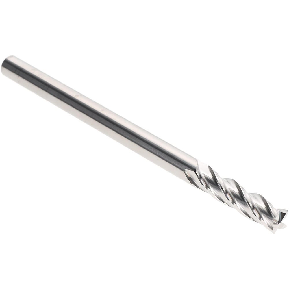 Hertel 750383 Square End Mill: 3/8" Dia, 4 Flutes, 1-1/2" LOC, Solid Carbide, 30 ° Helix Image