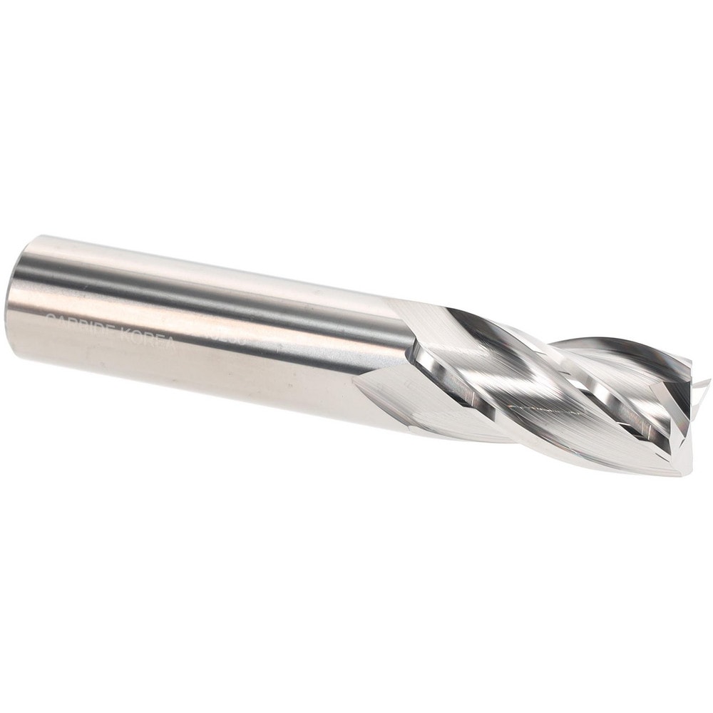 Hertel 750197 Square End Mill: 3/4" Dia, 4 Flutes, 1-1/2" LOC, Solid Carbide, 30 ° Helix Image