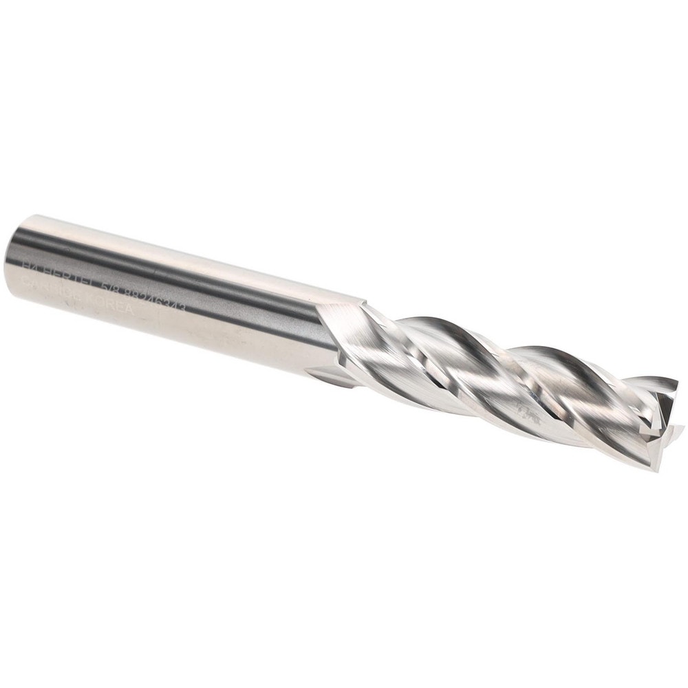 Hertel 750130 Square End Mill: 5/8" Dia, 4 Flutes, 2-1/4" LOC, Solid Carbide, 30 ° Helix Image