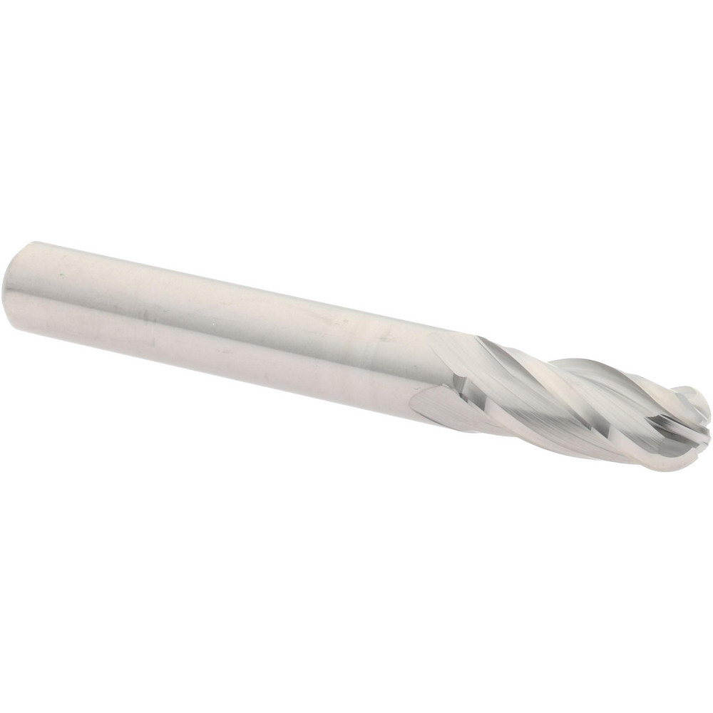 Hertel E599924529 Ball End Mill: 0.3125" Dia, 0.75" LOC, 4 Flute, Solid Carbide Image