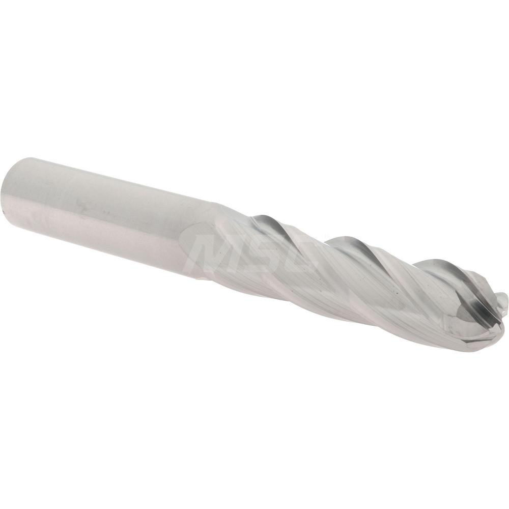 Hertel E5060032 Ball End Mill: 0.5" Dia, 2" LOC, 4 Flute, Solid Carbide Image