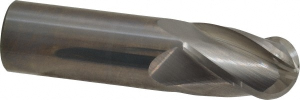 Hertel E5250064 Ball End Mill: 1" Dia, 1.5" LOC, 4 Flute, Solid Carbide Image