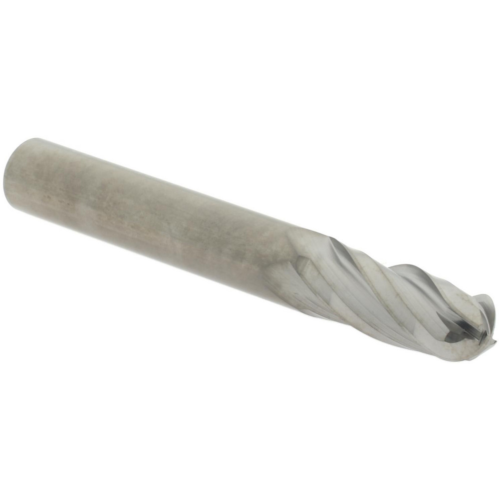 Hertel E5250020 Ball End Mill: 0.3125" Dia, 0.8125" LOC, 4 Flute, Solid Carbide Image