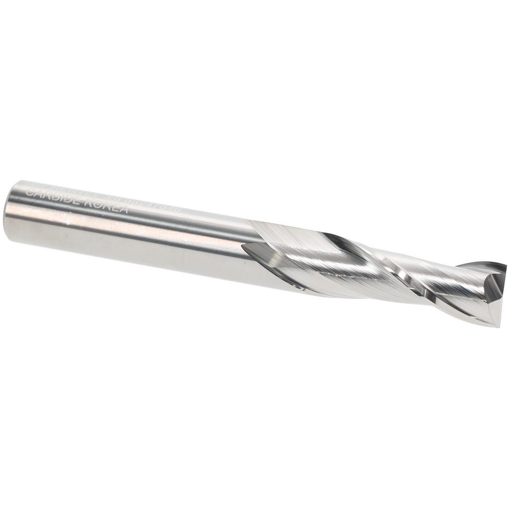 Hertel 750117 Square End Mill: 3/8" Dia, 2 Flutes, 1-1/8" LOC, Solid Carbide, 30 &deg; Helix Image