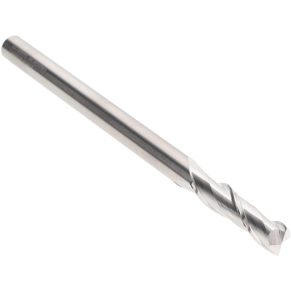 Hertel 750519 Square End Mill: 3/8" Dia, 2 Flutes, 1-1/2" LOC, Solid Carbide, 30 &deg; Helix Image