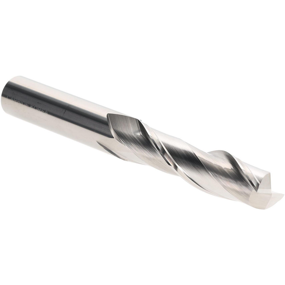 Hertel 750087 Square End Mill: 3/4" Dia, 2 Flutes, 3" LOC, Solid Carbide, 30 &deg; Helix Image