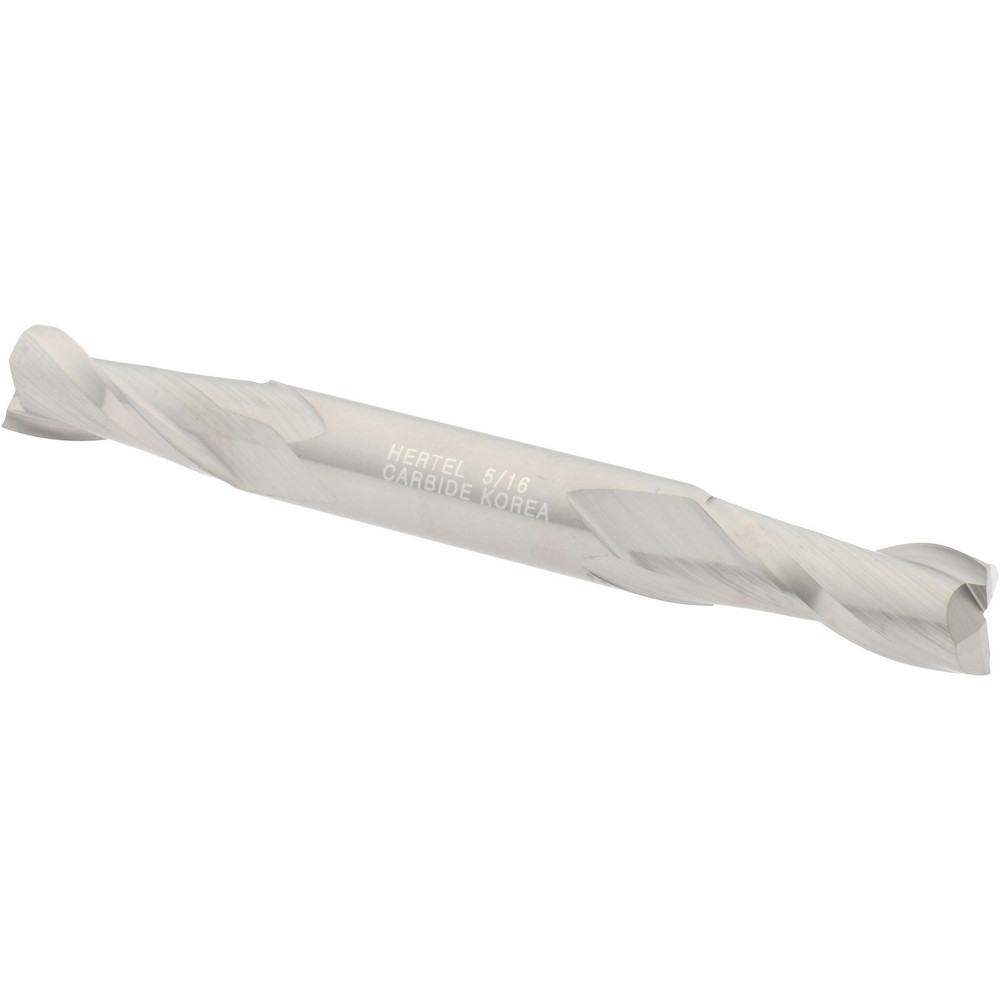 Hertel E599924315 Square End Mill: 5/16 Dia, 3/4 LOC, 5/16 Shank Dia, 3 OAL, 2 Flutes, Solid Carbide Image