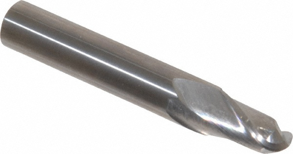Hertel E599924496 Ball End Mill: 0.3125" Dia, 0.5" LOC, 2 Flute, Solid Carbide Image