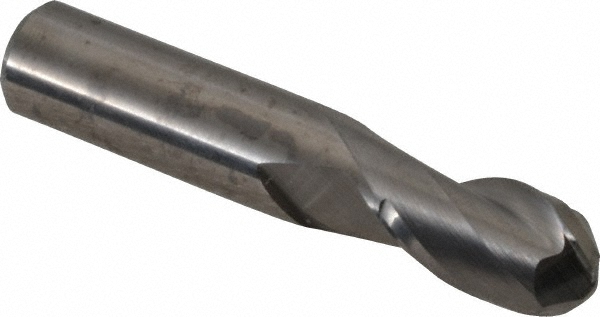 Hertel E599924495 Ball End Mill: 0.375" Dia, 0.625" LOC, 2 Flute, Solid Carbide Image
