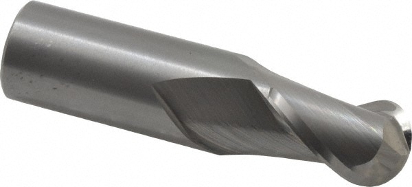 Hertel E599924498 Ball End Mill: 0.75" Dia, 1" LOC, 2 Flute, Solid Carbide Image