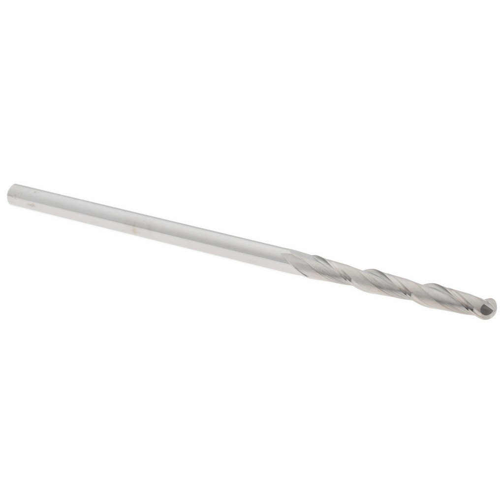 Hertel E5018008 Ball End Mill: 0.125" Dia, 1" LOC, 2 Flute, Solid Carbide Image