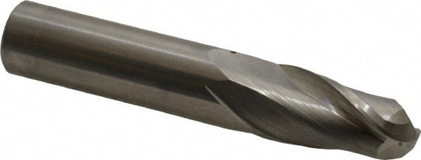 Hertel E5249040 Ball End Mill: 0.625" Dia, 1.25" LOC, 2 Flute, Solid Carbide Image