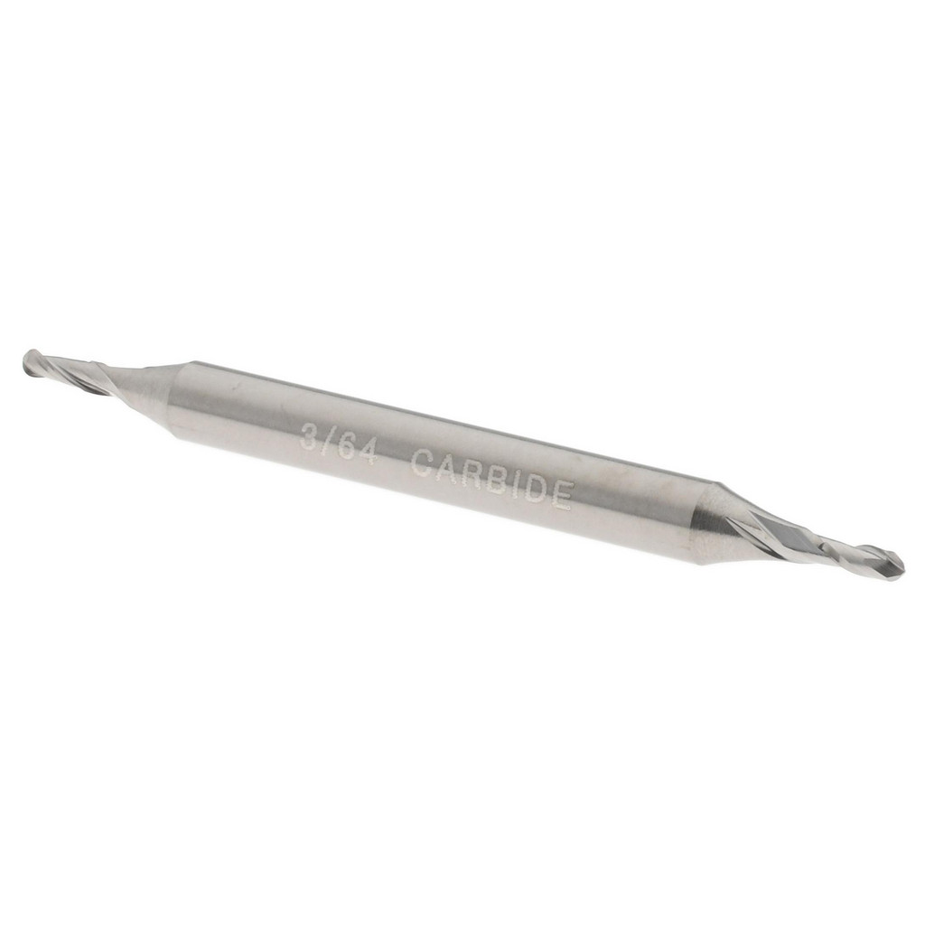 Hertel E599924382 Ball End Mill: 0.0469" Dia, 0.0938" LOC, 2 Flute, Solid Carbide Image