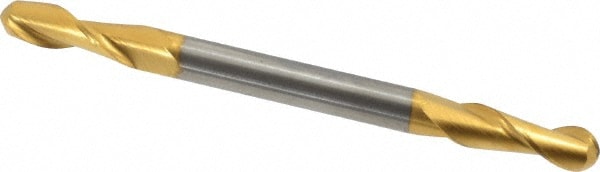 Hertel 88249560 Ball End Mill: 0.1875" Dia, 0.5" LOC, 2 Flute, Solid Carbide Image