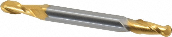 Hertel 88249636 Ball End Mill: 0.1563" Dia, 0.3125" LOC, 2 Flute, Solid Carbide Image