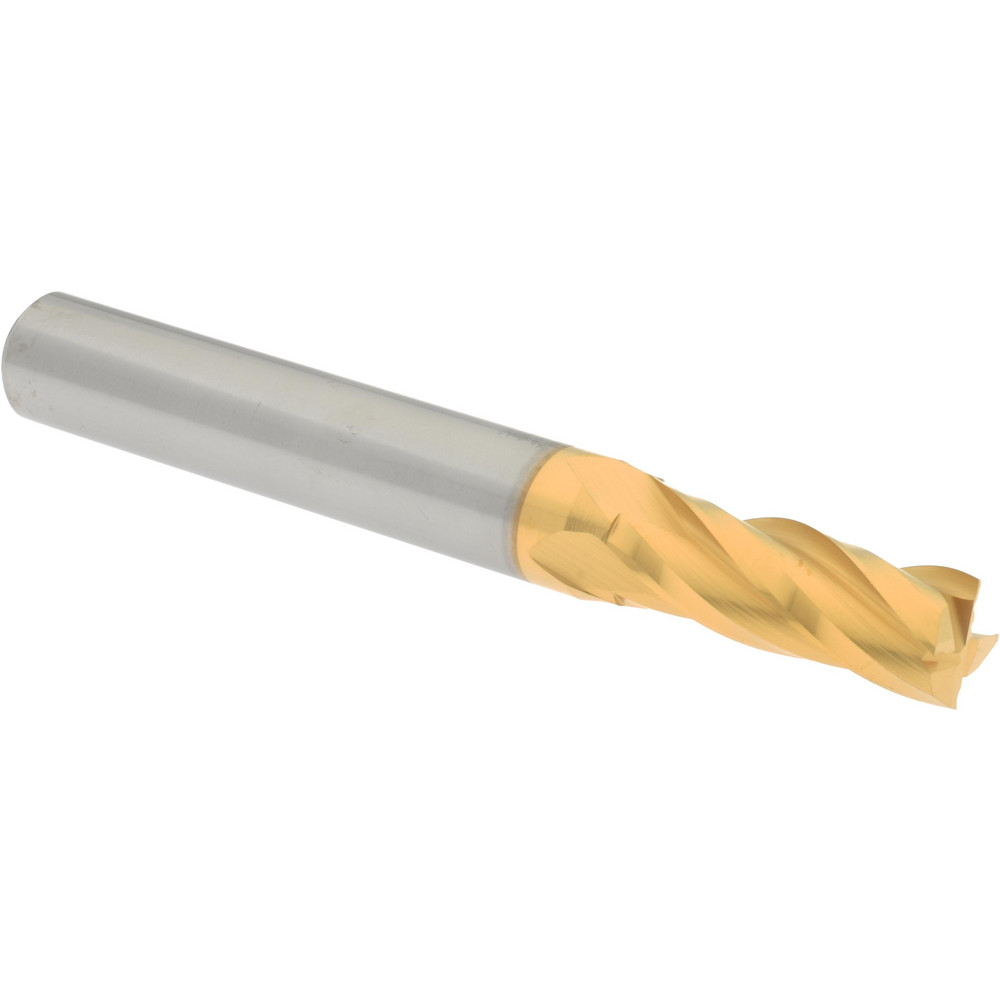 Hertel 750387 Square End Mill: 9/32 Dia, 3/4 LOC, 5/16 Shank Dia, 2-1/2 OAL, 4 Flutes, Solid Carbide Image