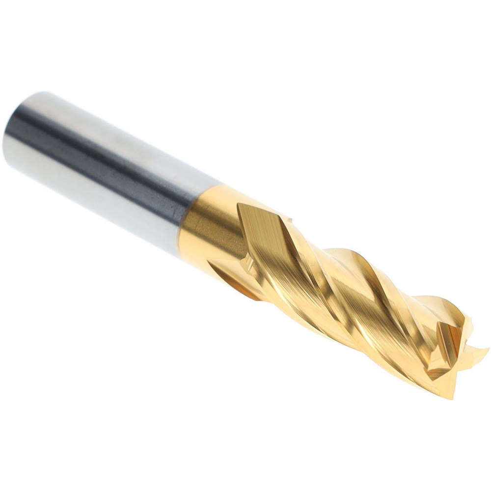 Hertel 750211 Square End Mill: 3/8" Dia, 4 Flutes, 1" LOC, Solid Carbide, 30 &deg; Helix Image