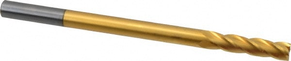 Hertel 750502 Square End Mill: 3/8 Dia, 1-1/2 LOC, 3/8 Shank Dia, 6 OAL, 4 Flutes, Solid Carbide Image