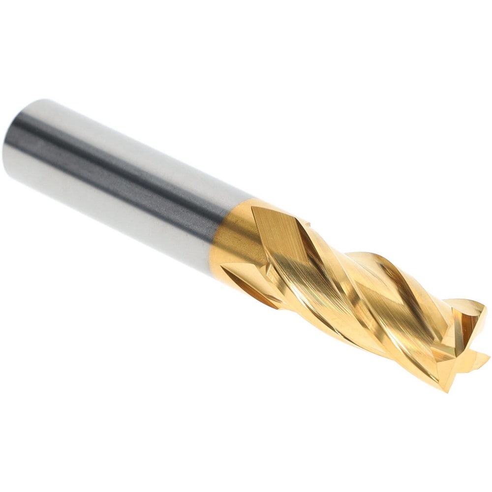 Hertel 750278 Square End Mill: 7/16" Dia, 4 Flutes, 1" LOC, Solid Carbide, 30 ° Helix Image