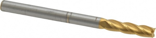 Hertel 750360 3/16", 3/4" LOC, 3/16" Shank Diam, 2-1/2" OAL, 4 Flute, Solid Carbide Square End Mill Image