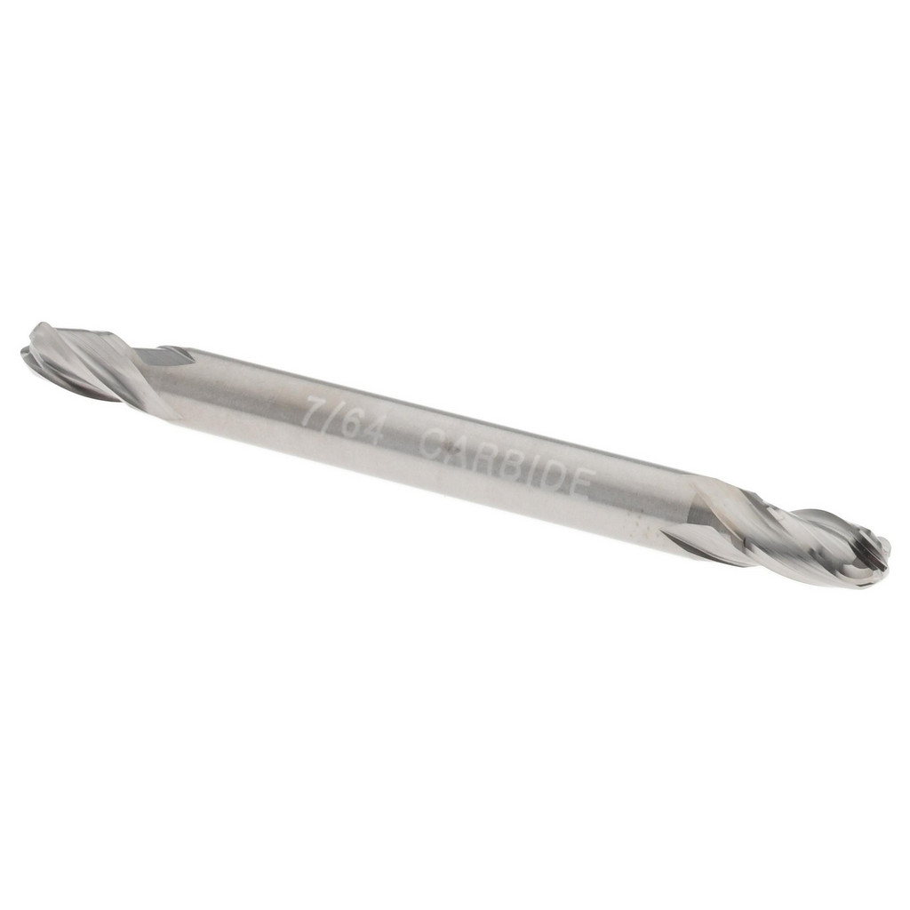 Hertel E599924411 Ball End Mill: 0.1094" Dia, 0.1875" LOC, 4 Flute, Solid Carbide Image