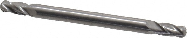 Hertel E599924416 Ball End Mill: 0.1719" Dia, 0.3125" LOC, 4 Flute, Solid Carbide Image