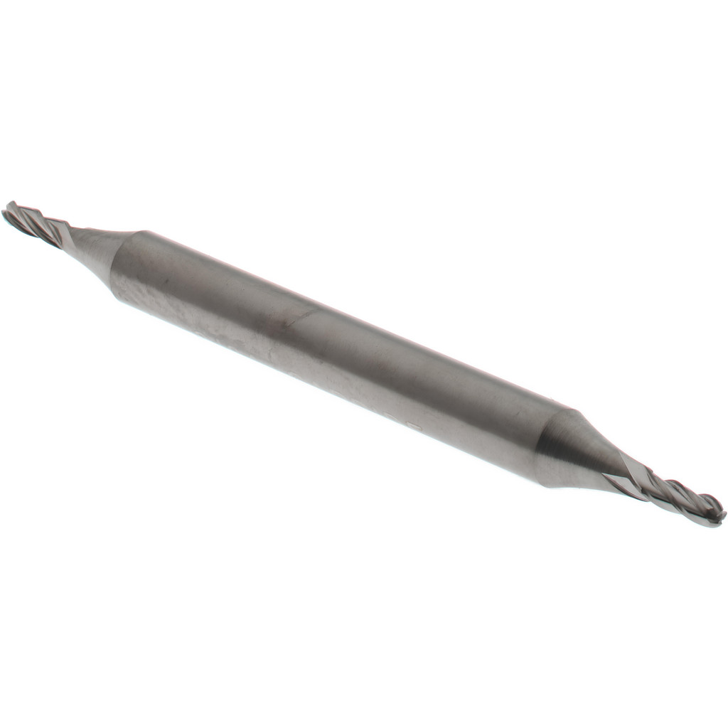 Hertel E599924405 Ball End Mill: 0.0469" Dia, 0.0938" LOC, 4 Flute, Solid Carbide Image