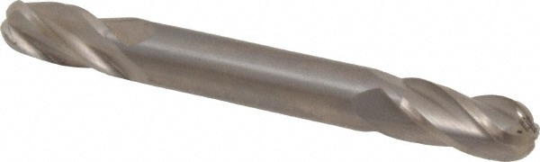 Hertel E599924424 Ball End Mill: 0.375" Dia, 0.75" LOC, 4 Flute, Solid Carbide Image